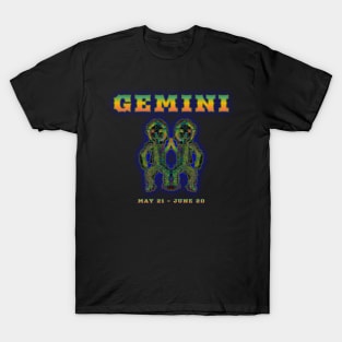 Gemini 2b Black T-Shirt